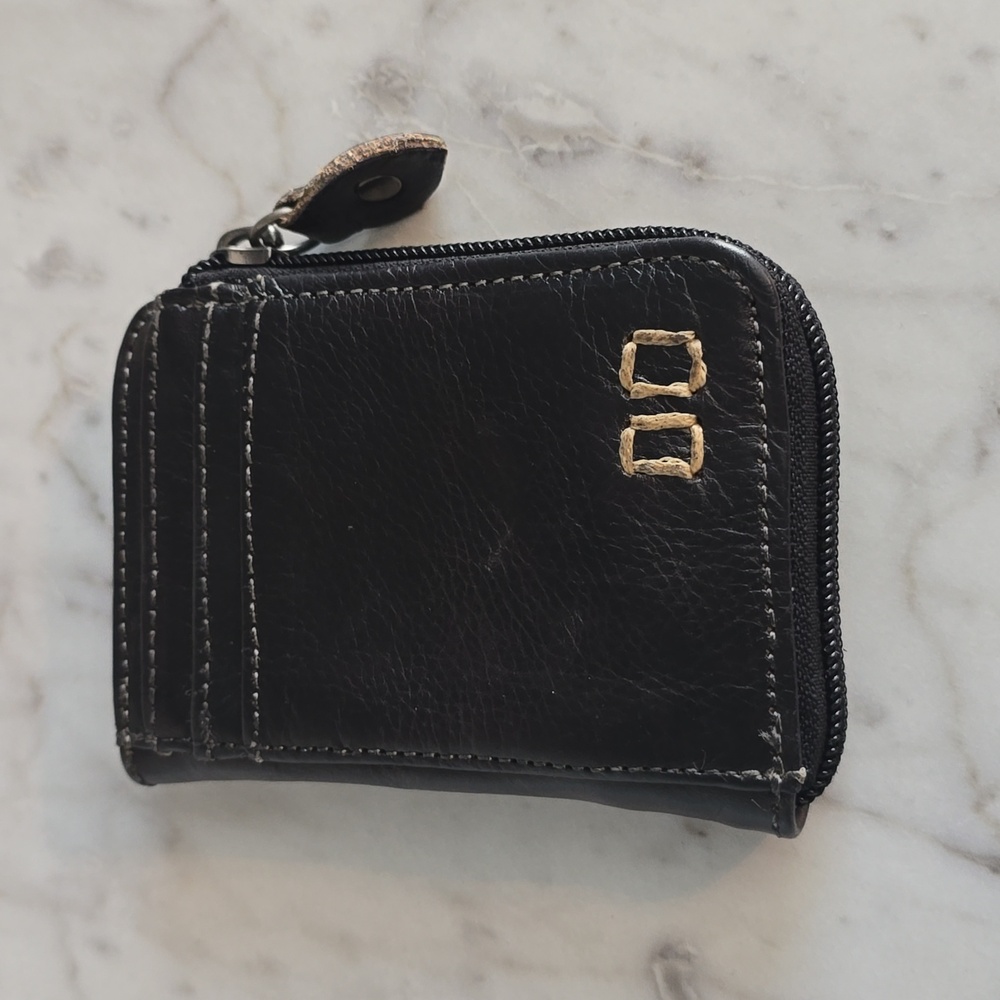 Bed Stu Black Leather Carrie Wallet